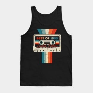 Best Of 1983 Cassette Tape 39 Birthday Gifts 39 Year Old Tank Top